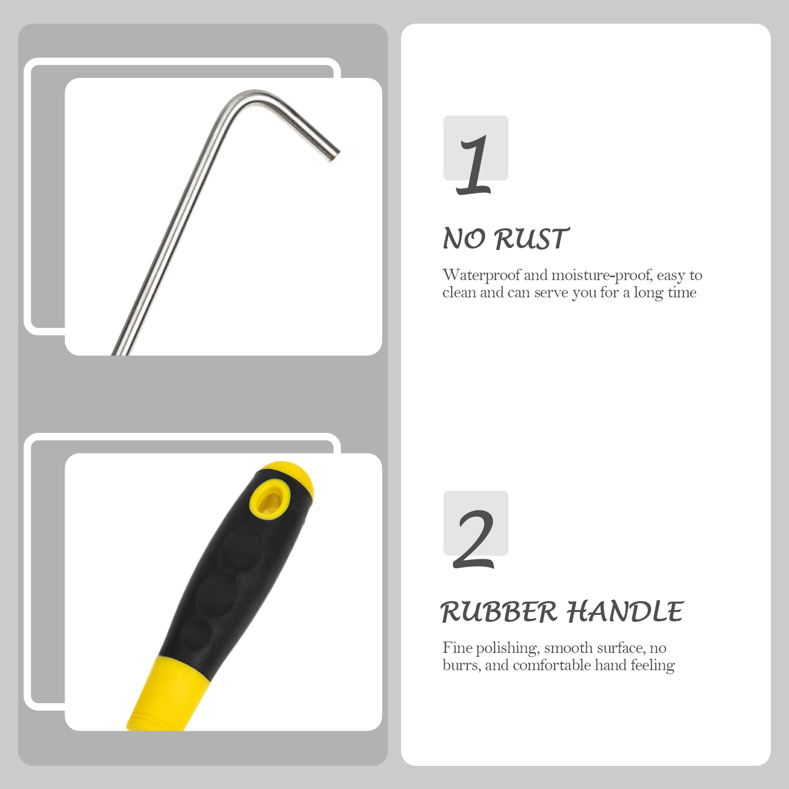 Manhole Cover Lifting - Manhole Cover Hook Industrial Grade Steel