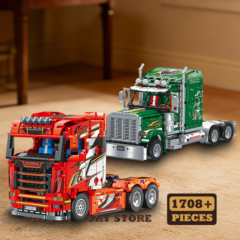 Heavy Equipment Lego - Heavy Duty Truck MOC Bricks Model