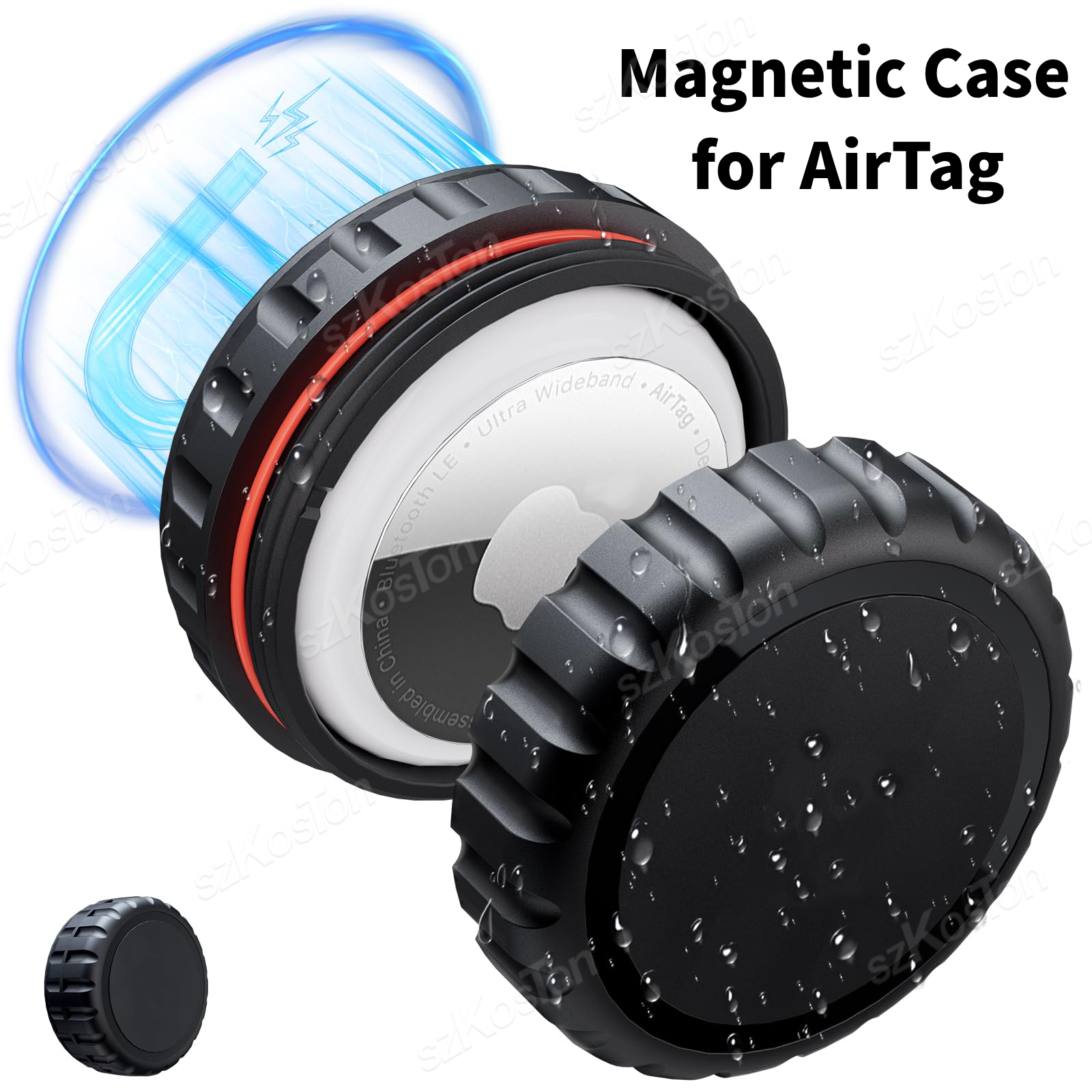 Heavy Equipment Gps Tracker - Ultra Strong Magnetic Case for AirTag