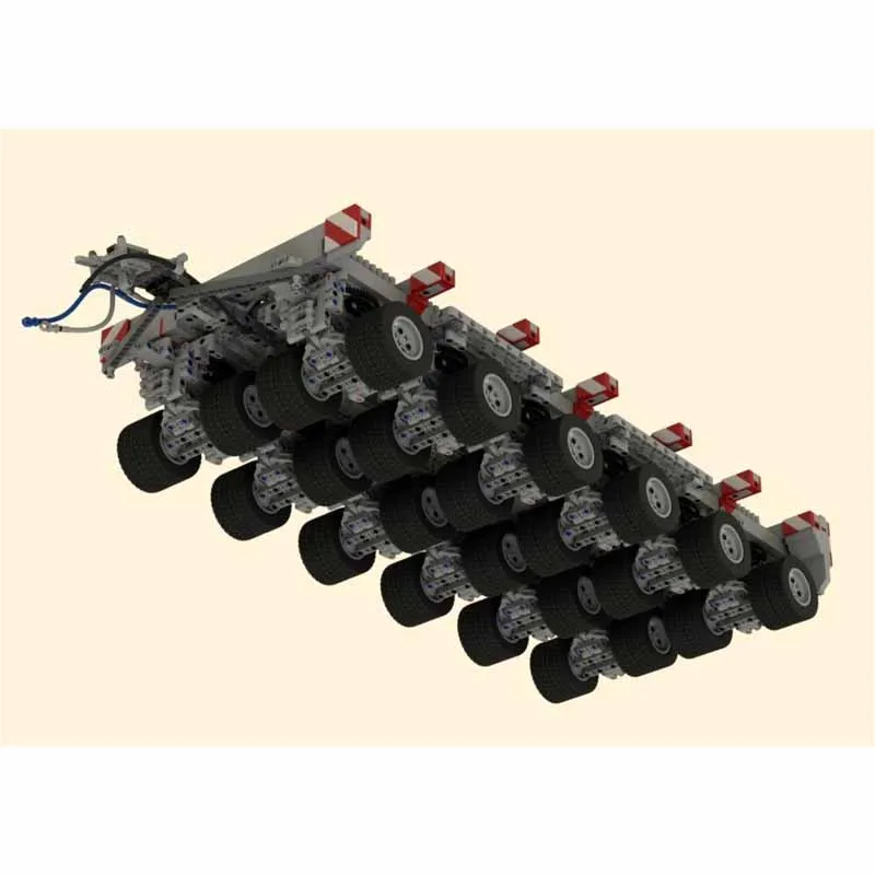 Heavy Equipment Certificate - Multi-Axle Double Line Modular Trailer Truck