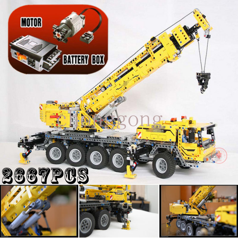 Heavy Equipment Lego - Classic Engineering Vehicle Motor Power Mobile