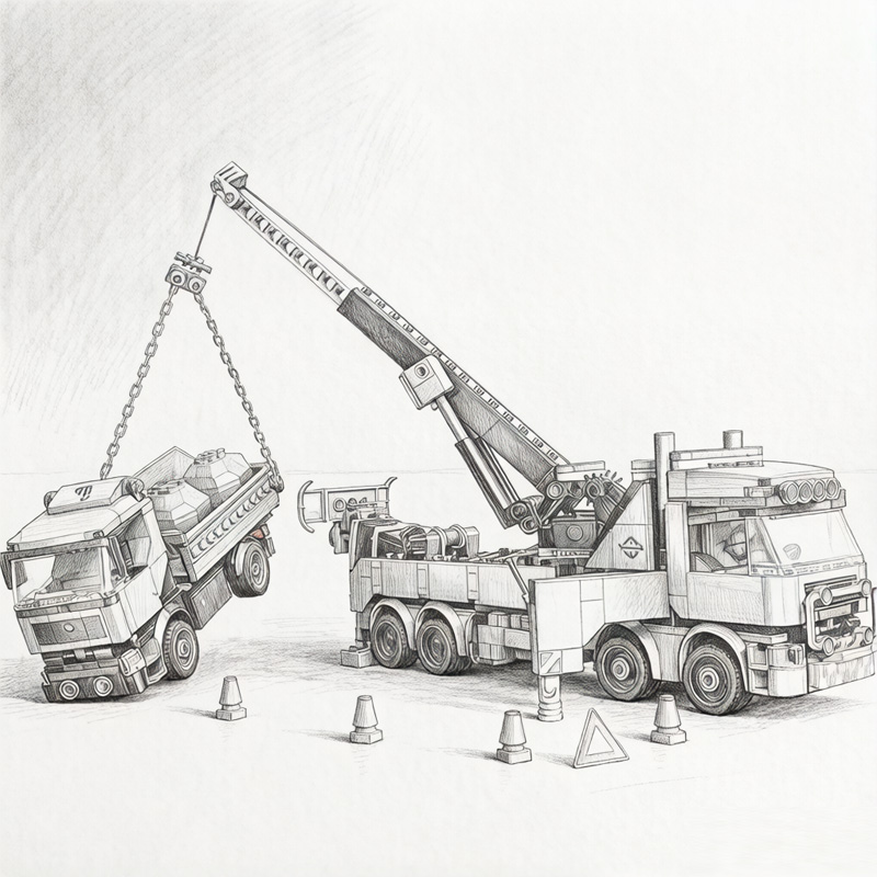 City Series Heavy Tower Crane  - Heavy Equipment Lego avis et prix