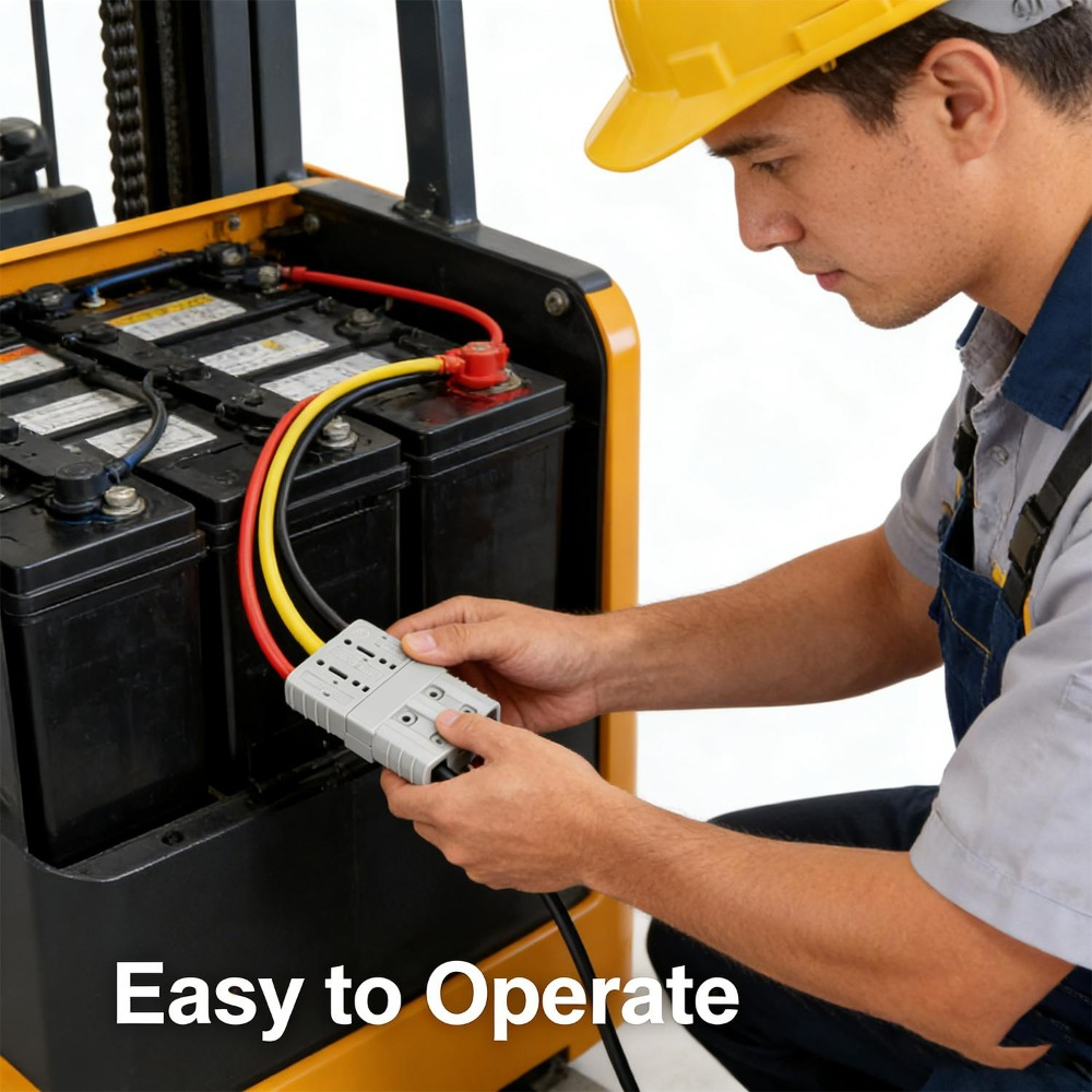 50A Forklift Battery Connector - Heavy Equipment License avis et prix