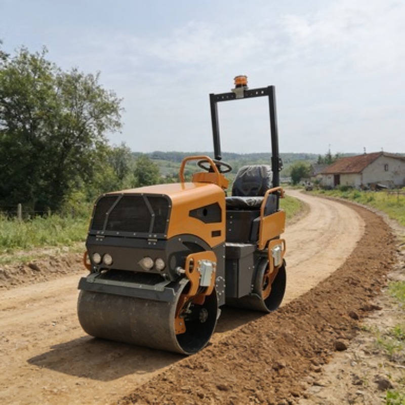 Compactor Road Roller Vibrator - Heavy Equipment For Construction avis et prix