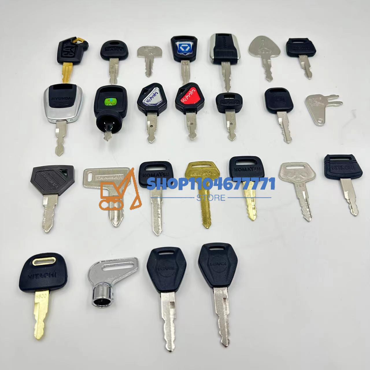 25pcs Excavator Keys for Cat f - Heavy Equipment Key Set avis et prix
