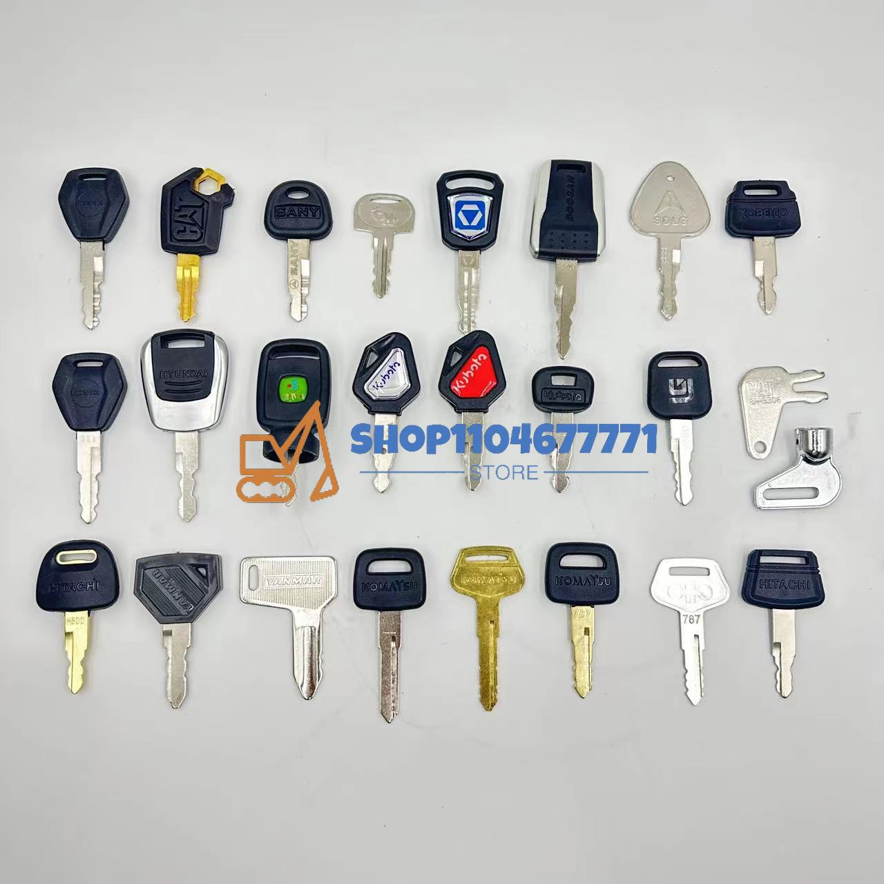 25pcs Excavator Keys for Cat f - Heavy Equipment Key Set avis et prix