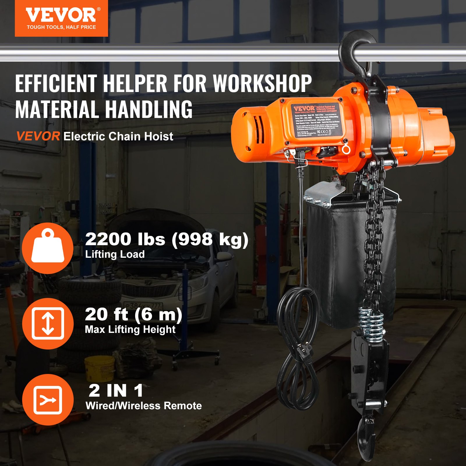 Electric Chain Hoist Single Ph - Electric Chain Hoist avis et prix