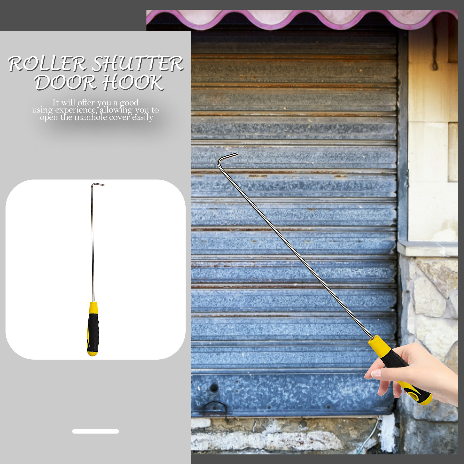 Manhole Cover Hook Robust Stee - Manhole Cover Lifting avis et prix
