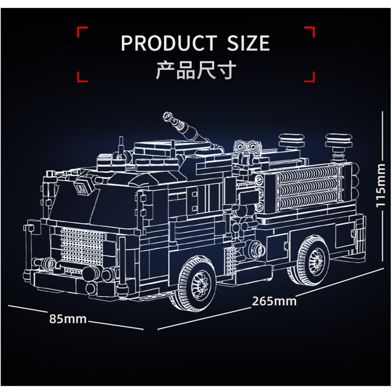 Le Yi 31070 American-style fir - Heavy Equipment Lego avis et prix