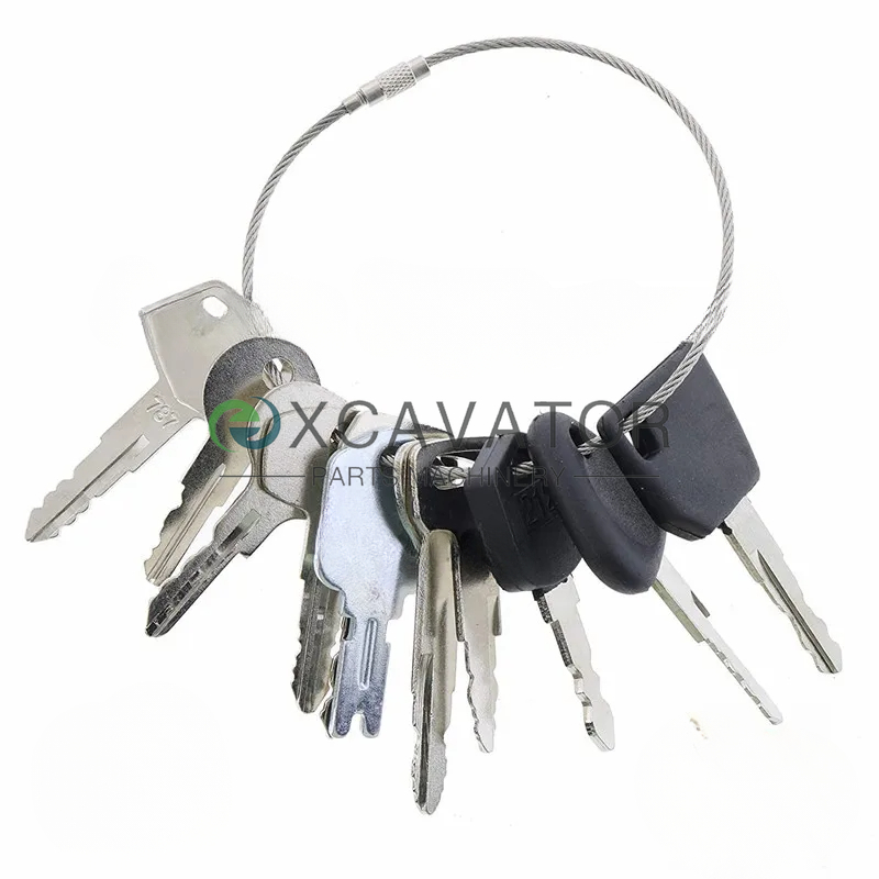 11 Keys Forklift Key Set for Y - Heavy Equipment Key Set avis et prix