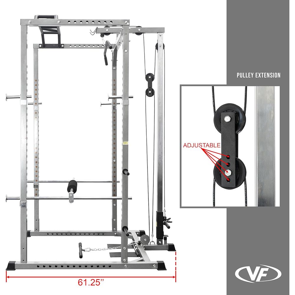 Heavy-Duty Squat Rack Combo wi - Heavy Equipment Bundle avis et prix