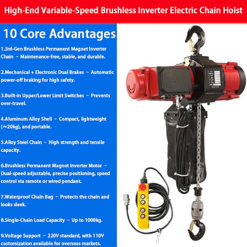 220V Electric Chain Hoist Adju - Electric Chain Hoist avis et prix