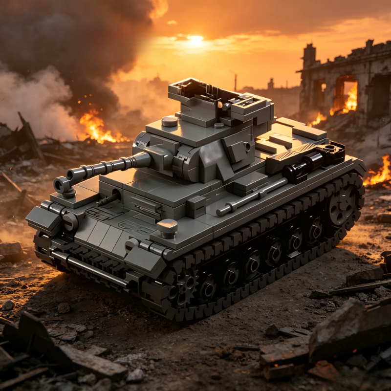 MOC WW2 F-type Heavy Tank War  - Heavy Equipment Certificate avis et prix