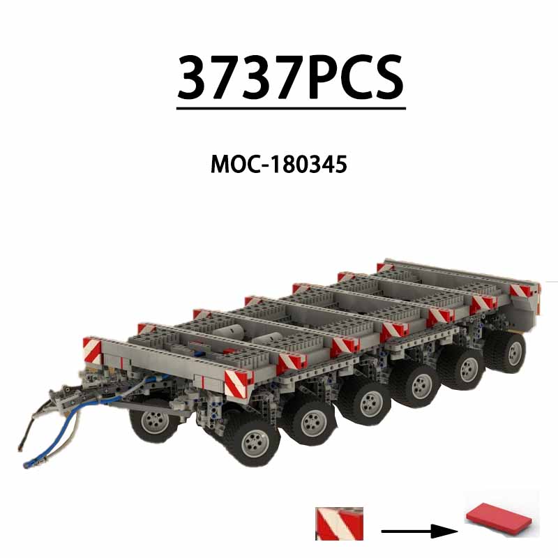 Multi-Axle Double Line Modular - Heavy Equipment Certificate avis et prix