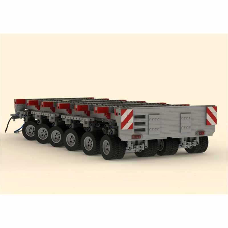 Multi-Axle Double Line Modular - Heavy Equipment Certificate avis et prix