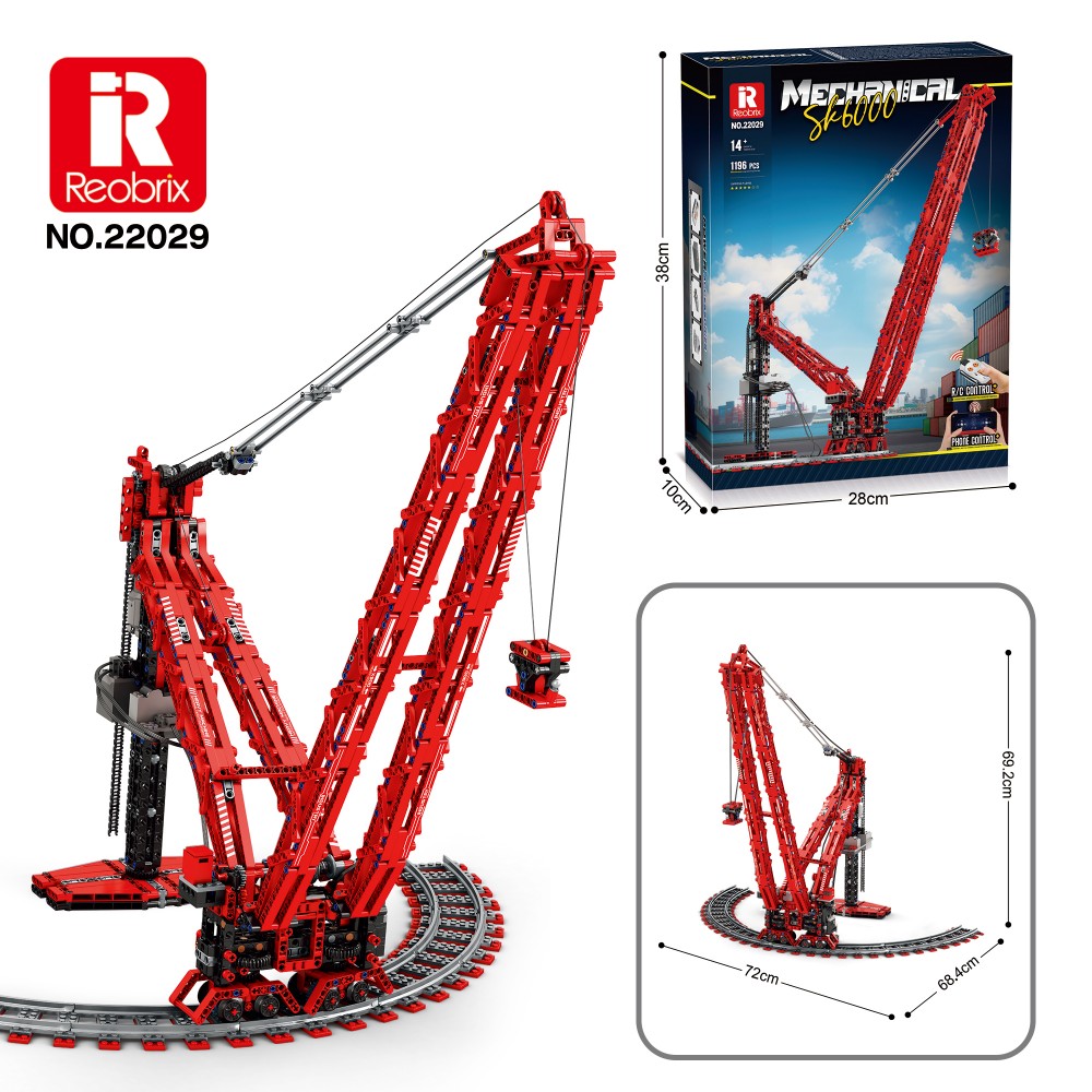 SK6000 Crane Building Blocks H - Heavy Equipment Lego avis et prix