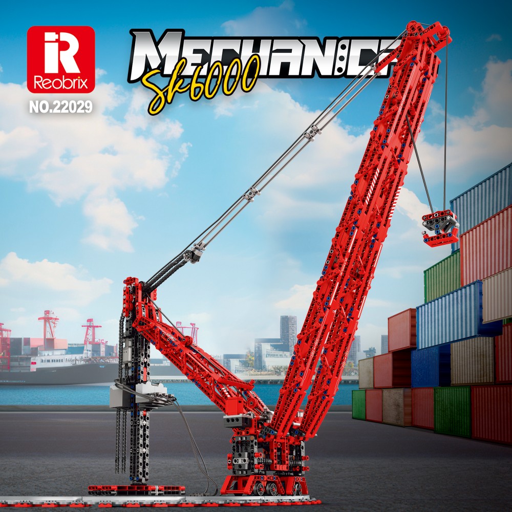 SK6000 Crane Building Blocks H - Heavy Equipment Lego avis et prix