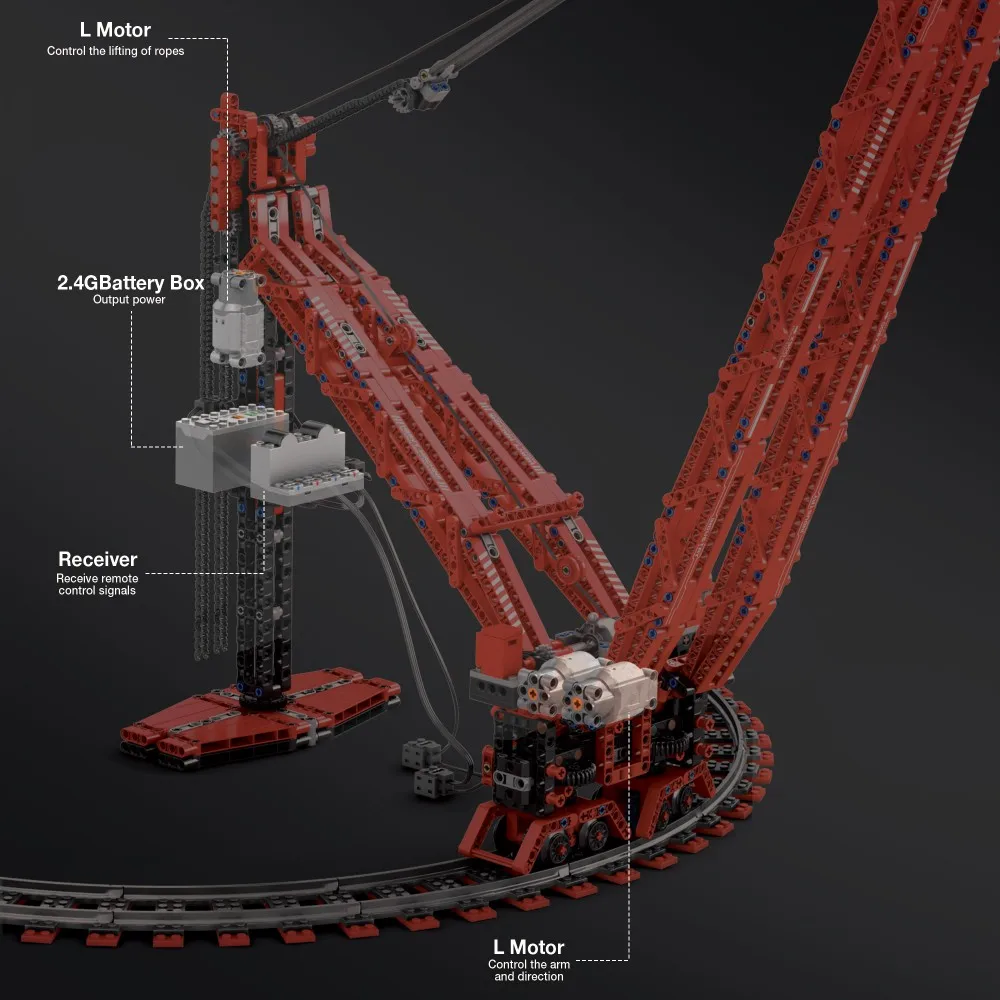 SK6000 Crane Building Blocks H - Heavy Equipment Lego avis et prix
